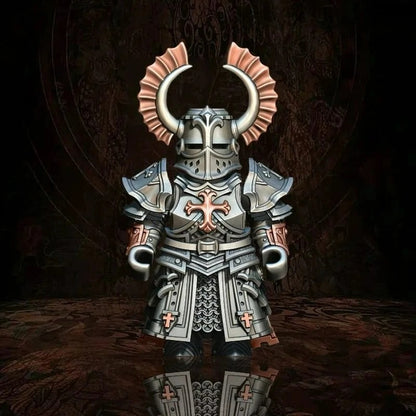 HANDCRAFTED CRUSADER AND CRIMSON TEMPLAR STATUE 1