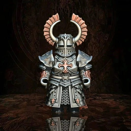 HANDCRAFTED CRUSADER AND CRIMSON TEMPLAR STATUE 1