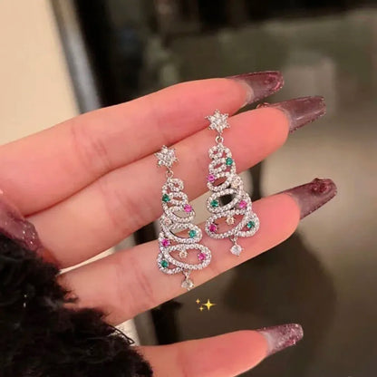 ✨SHINY CHRISTMAS TREE EARRINGS 1