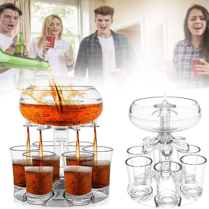 6 Shot Glass Dispenser and Holder 1