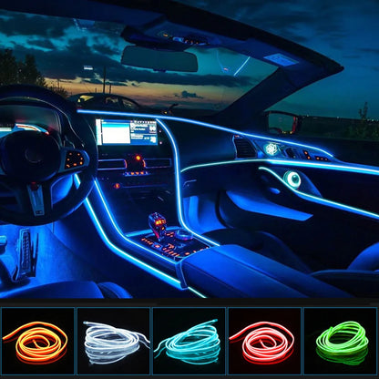 Car Interior LED Neon Strip Lights 1