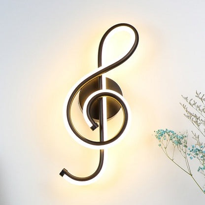 Treble Clef Wall Lamp 1