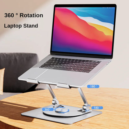 360° Rotating Adjustable Ergonomic Foldable Laptop Stand 1