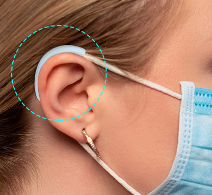 Anti-Slip Silicone Mask Ear Cushions 1