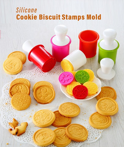 DIY Decorating Cookie Stamp Set 1
