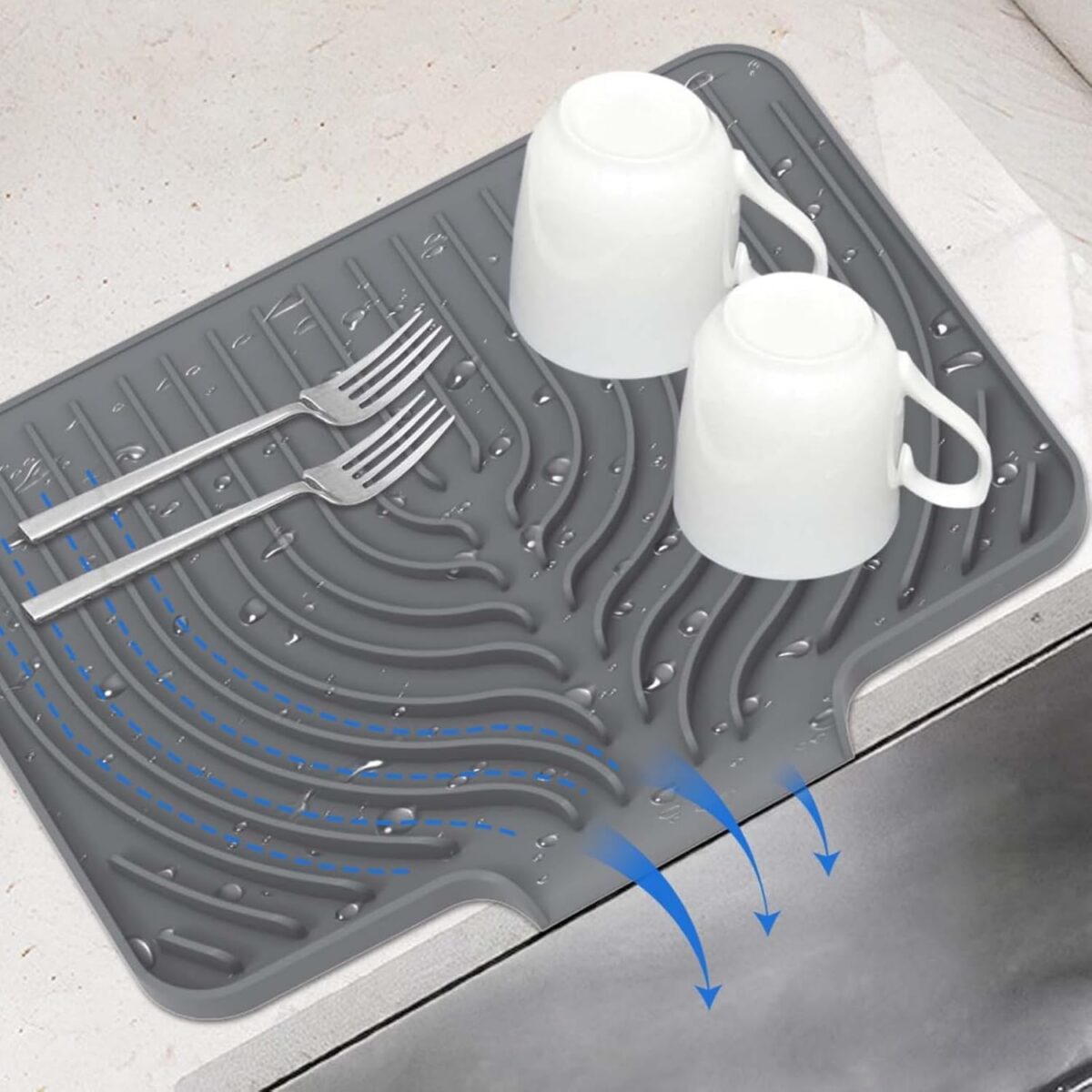 Silicone Drying Fast Water Drainage 1