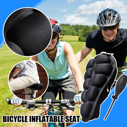 Aircush Saddle Cover Foldable Inflatable Airbag Seat Cushion 1