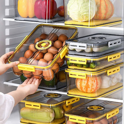 Seal Timer Food Container-3PCS 1