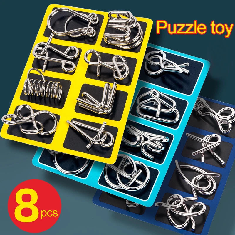 Metal Wire IQ Test Puzzle Toys 1