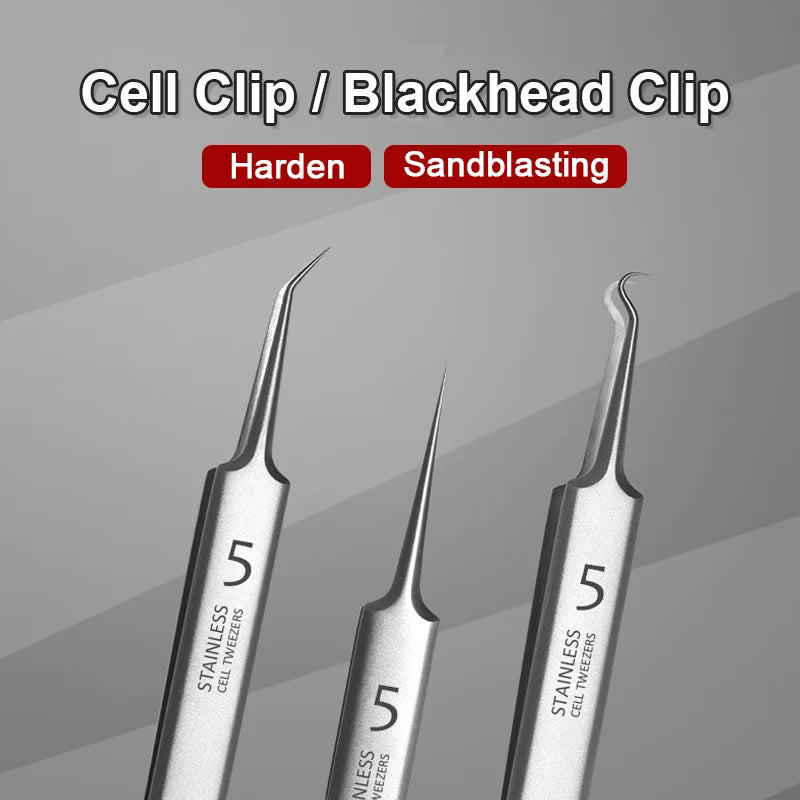 Ultra-Fine Professional Facial Blackhead Remover Tweezers 1