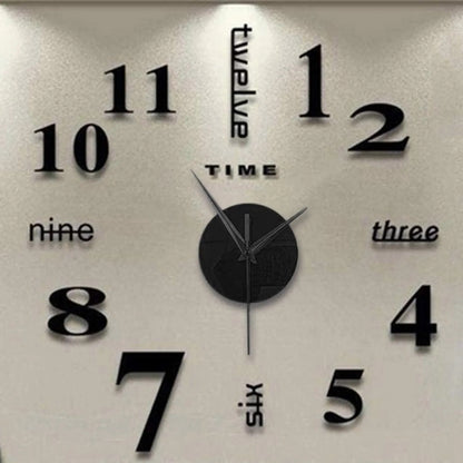3D Wall Decal Decorative Clock 1