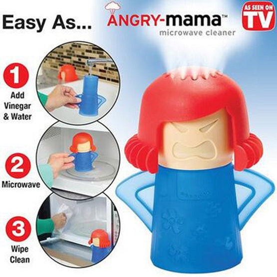 Angry Mama Microwave Steam Cleaner 1