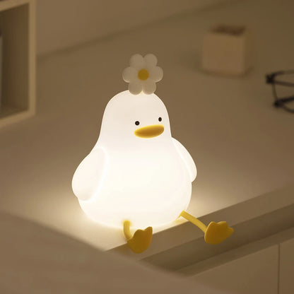 Cute Duck LED Squishy Night Light 1