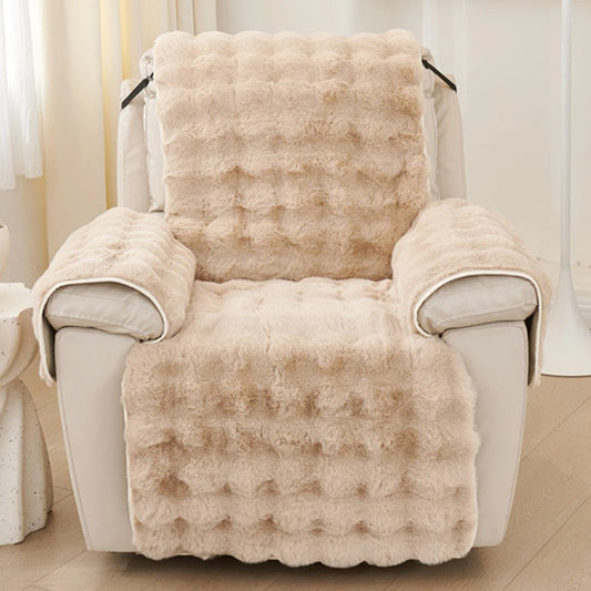 Soft Plush Recliner Cover 1
