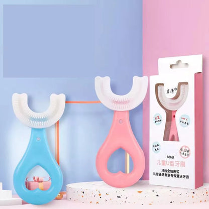 360° Kids U-Shaped Toothbrush -2PCS 1
