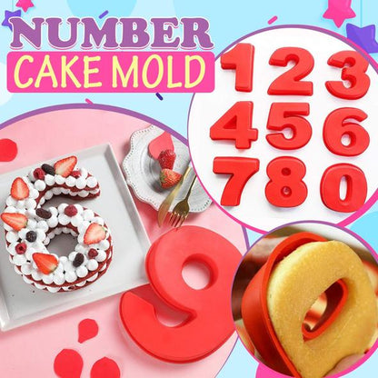 Number Cake Mold 1