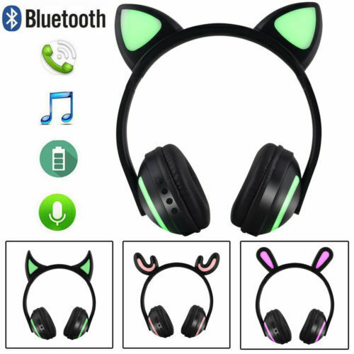 Wireless Cat Ear Headphones Bluetooth Headset 1