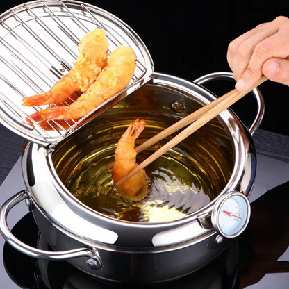 Japanese Style Deep Frying Pot Temperature Control 1