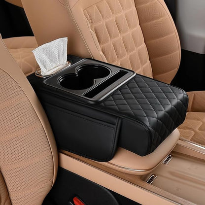 Pu Leather Car Armrest Box Mat 1