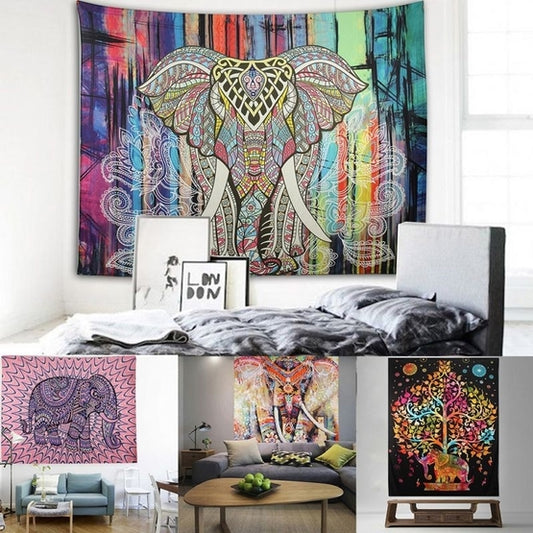 Elephant Mandala Tapestry 1