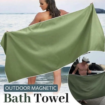 Outdoor Magnetic Quick-Drying & Sand-Proof Beach Towel 1