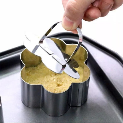Stainless Steel 3d Round Cake Molds - 2 PCS 1