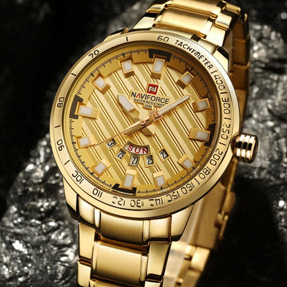 NAVIFORCE®™ LUXURY Golden Watch 1
