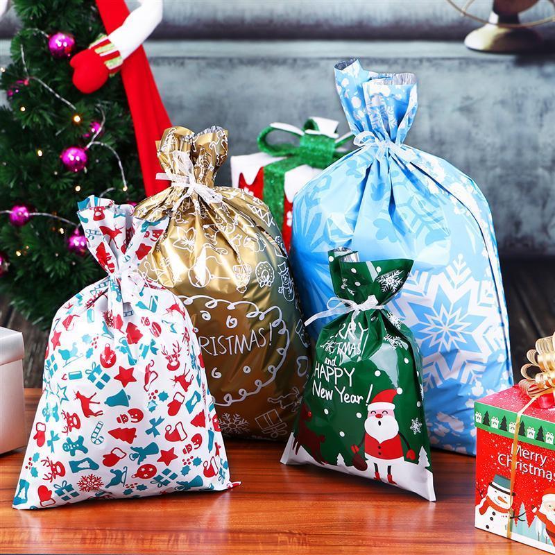 Drawstring Christmas Gift Bags 1