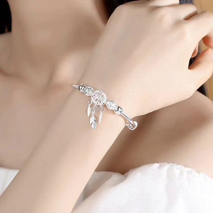 Sterling Silver Dreamcatcher Charm Bracelet 1