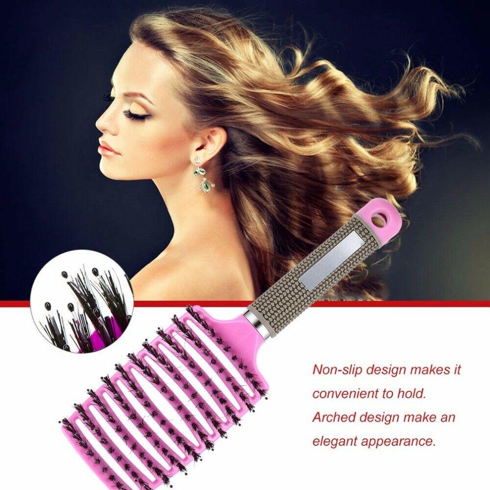 Detangler Bristle Nylon Hairbrush 1