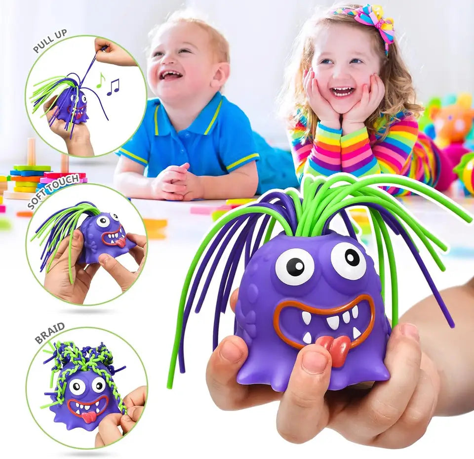 Funny Hair-Pulling Screaming Monster Toy 1