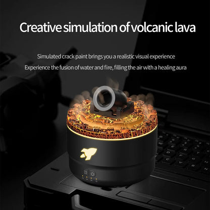 Volcanic crack light cannon aromatherapy humidifier 1