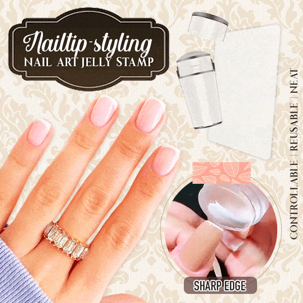 Nailtip styling Nail Art Jelly Stamp 1