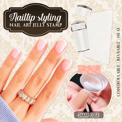 Nailtip styling Nail Art Jelly Stamp 1