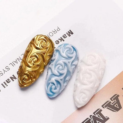 4D Sculpture Nail Art Mold Set 1