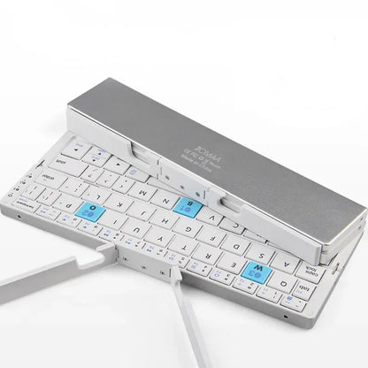 Mini Foldable Bluetooth Keyboard with Magnetic Stand 1