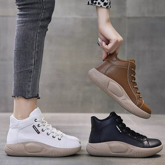 Women's High Top Thick Sole Martin Boots 1