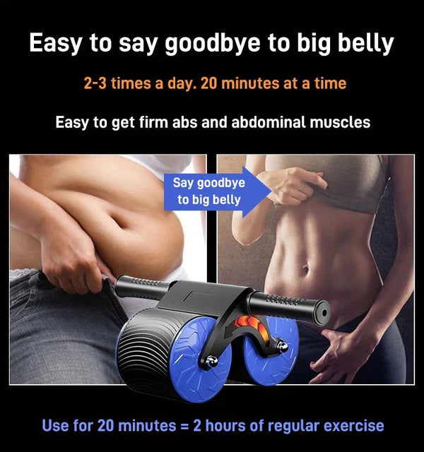 New Tech Anti-Slip Automatic Rebound Abdominal Roller 1