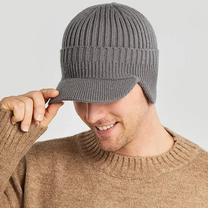 Elastic Warm Ear Protection Knitted Hat 1