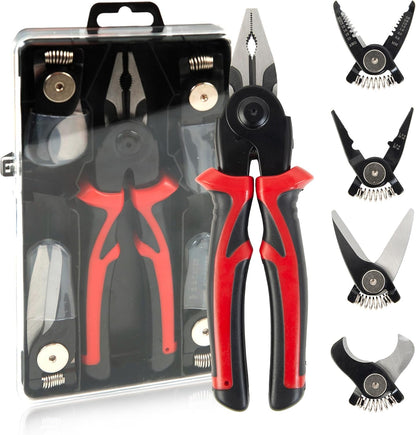 5 in 1 Universal Multi-purpose Interchangeable Head Pliers 1