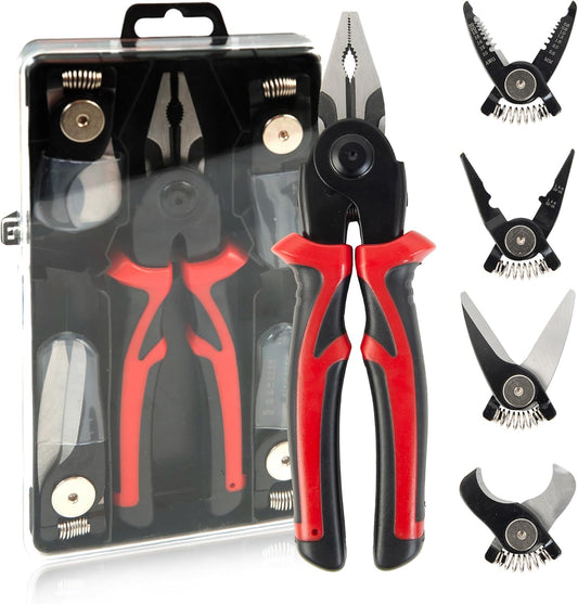 5 in 1 Universal Multi-purpose Interchangeable Head Pliers 1