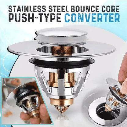 Stainless Steel Bounce Drain Sink Filter 1