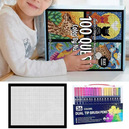 100 QUEST Color by Numbers Book 1