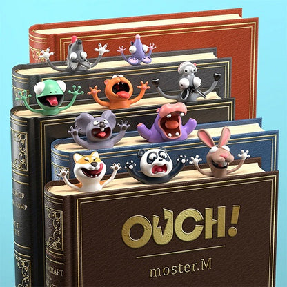 3D CARTOON BOOKMARKS  - 5Pcs Set 1