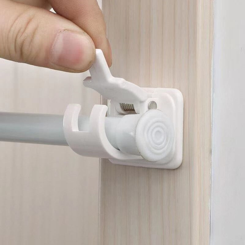 Nail-free Adjustable Rod Bracket Holders 1