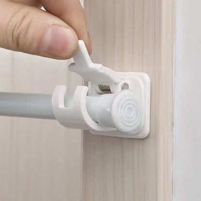 Nail-free Adjustable Rod Bracket Holders 1