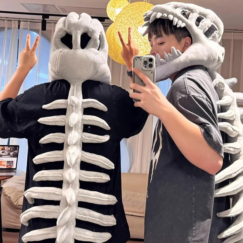 Realistic Dino Skeleton Dress-Up Set – Fun Plush Costume 1
