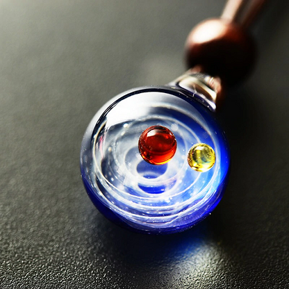 Cosmic Galaxy Glass Pendant 1