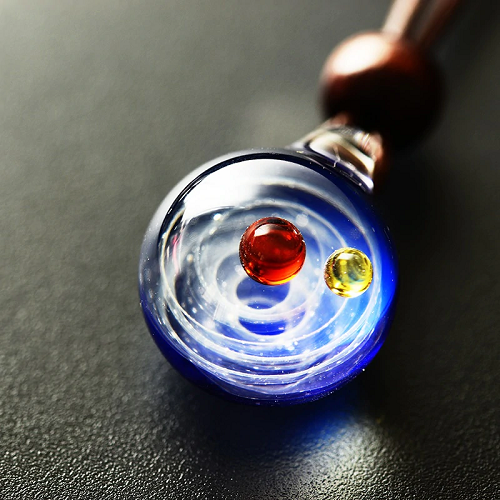 Cosmic Galaxy Glass Pendant 1