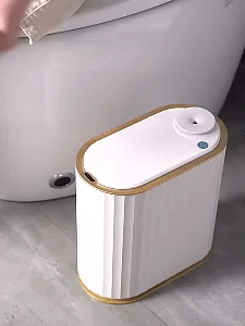 Bathroom Trash Can with Sensor 1